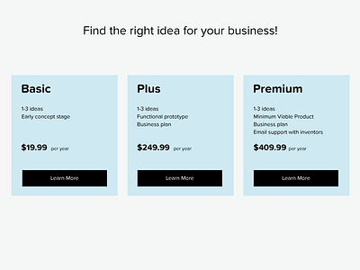 #DailyUI030 - Pricing