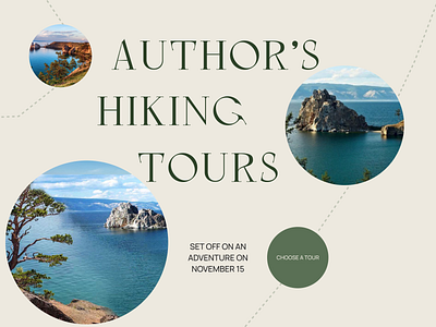 Hiking tours design typography ui ux web design web site