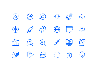 💙 Icon Set for Logistics Company icon icon set iconography icons icons pack iconset logistic ui ux