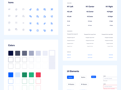 🎨 Styleguide for Vispato branding color scheme colors colors palette components design system library styleguide ui element webdesign