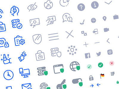 💫 Icon Set for Saas Company branding clean data privacy dual tone filled icon icon icon pack icon set iconography interface line icon saas safety styleguide