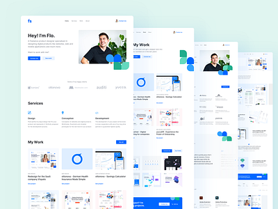 Portfolio Overview by Flo Steinle on Dribbble