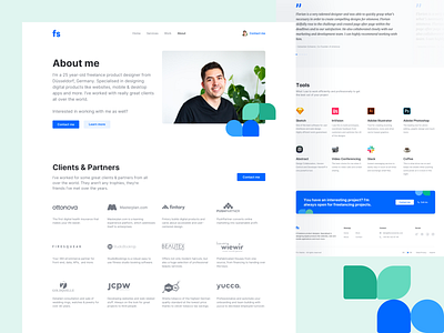 🍃 Portfolio Redesign - About Page