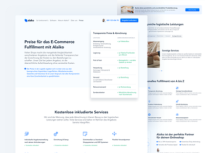 💸 Pricing Page for Logistics Company Alaiko