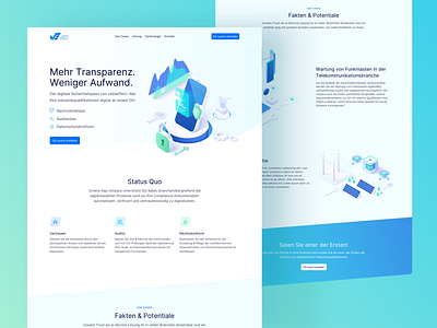 💎 Redesign for valideffect branding colorful isometric isometric illustration landingpage redesign startup startup branding tech technology ui ux webdesign website