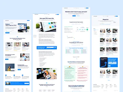 💎 Different Pages for Hostinator branding clean conversion conversion rate optimisation hostinator landingpage ui ux webdesign website