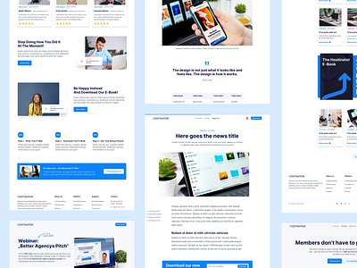 🚀 Hostinator - Pages Overview by Flo Steinle for whitespace on Dribbble