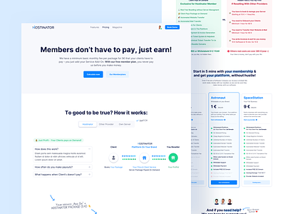 🤑 Pricing Page for Hostinator