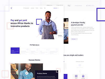 Payment Provider - Landing Page