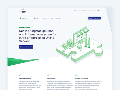 Product Page for Software Company