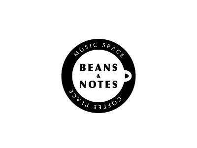 Beans and Notes branding design icon illustration logo typography vector