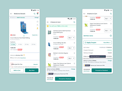 Product pages