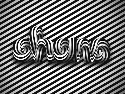 "OP art" chens design graphic design illustration lettering letters lines logo logo design logotype tipo tipografia type type design