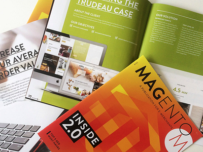 MAGento brand content magazine print web