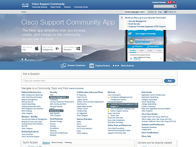 The Cisco Support Community - English