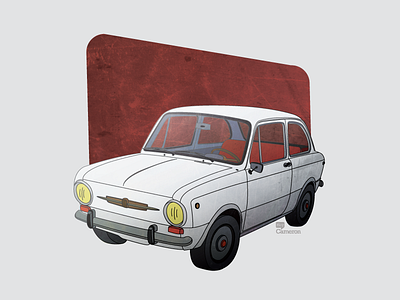 Little Car adobe illustrator car classic illustration little old texture