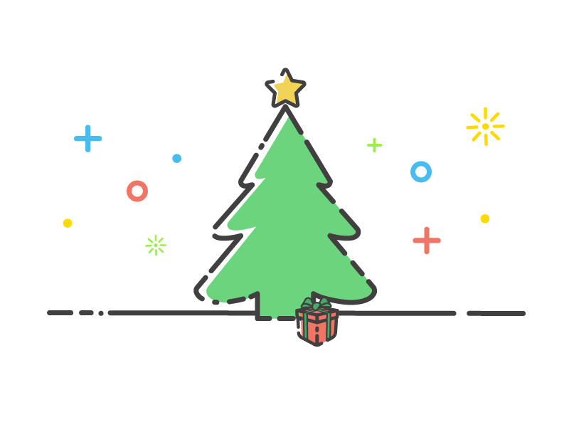 Christmas Tree tis the season magical presents stars tree happy christmas happy holidays