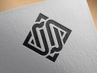 JW ambigram black designer j logo personal self w white