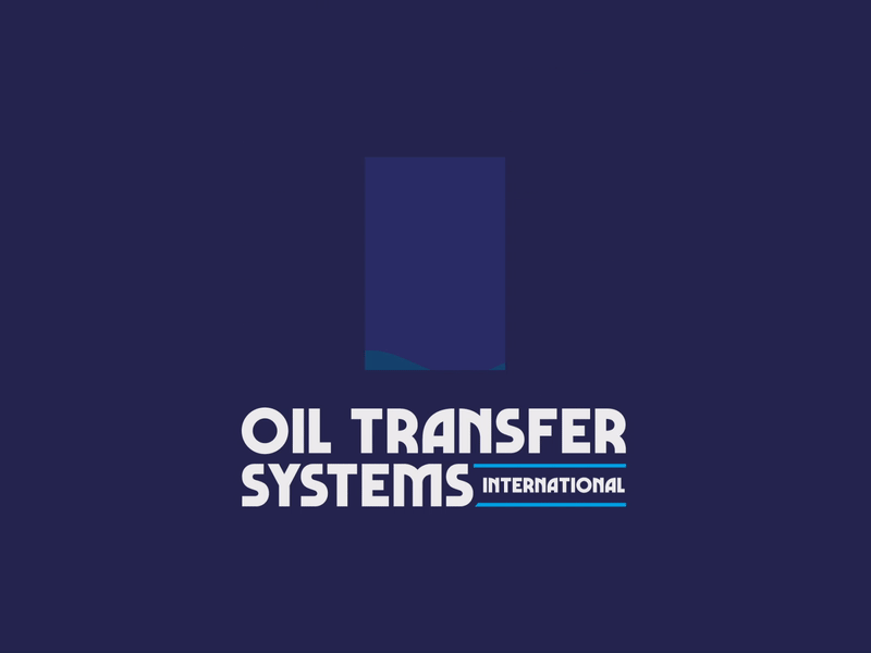 Oil Transfer Systems aftereffects animated animation blue brand branding illustrator liquid logo oil vector waves