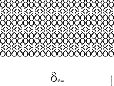 Greek Fonts Patterns Delta_2_Yianart.com