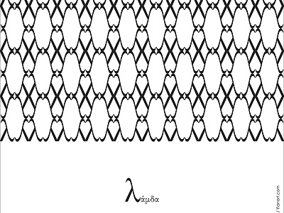 Greek Fonts Patterns Lambda_2_Yianart.com