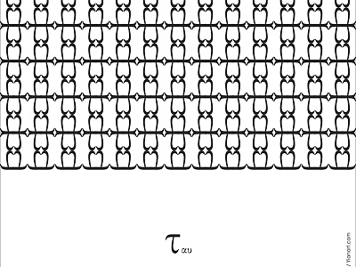 Greek Fonts Patterns Tau_2_Yianart.com