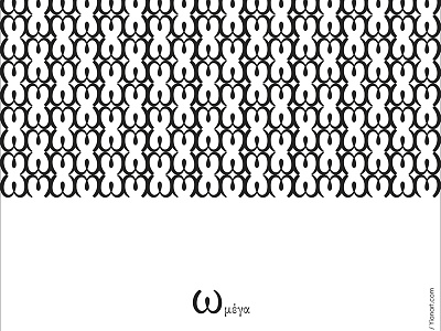 Greek Fonts Patterns Omega_1_Yianart.com background black and white fonts fonts pattern graphic design graphics letter letters omega pattern symbols textures