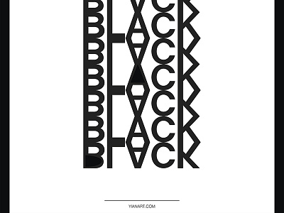 Black_The Dna Of Colours_Yianart.Com art black colours design digital digital art dna graphic graphic design poster typography vector