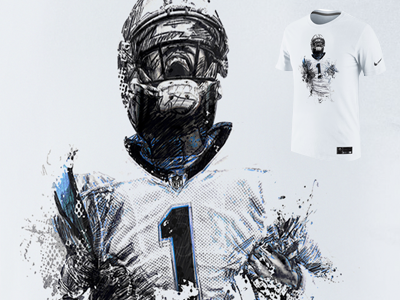 Camolina. Illustration cam newton carolina panthers charlotte illustration nfl