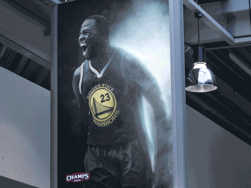 Draymond Green | Digital Signage basketball cinemagraph draymond green motion retail signage warriors