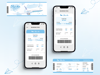 Day #24. Boarding Pass. Daily UI Challenge