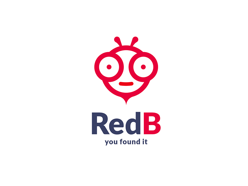 Red B Logo by Netbee ð on Dribbble