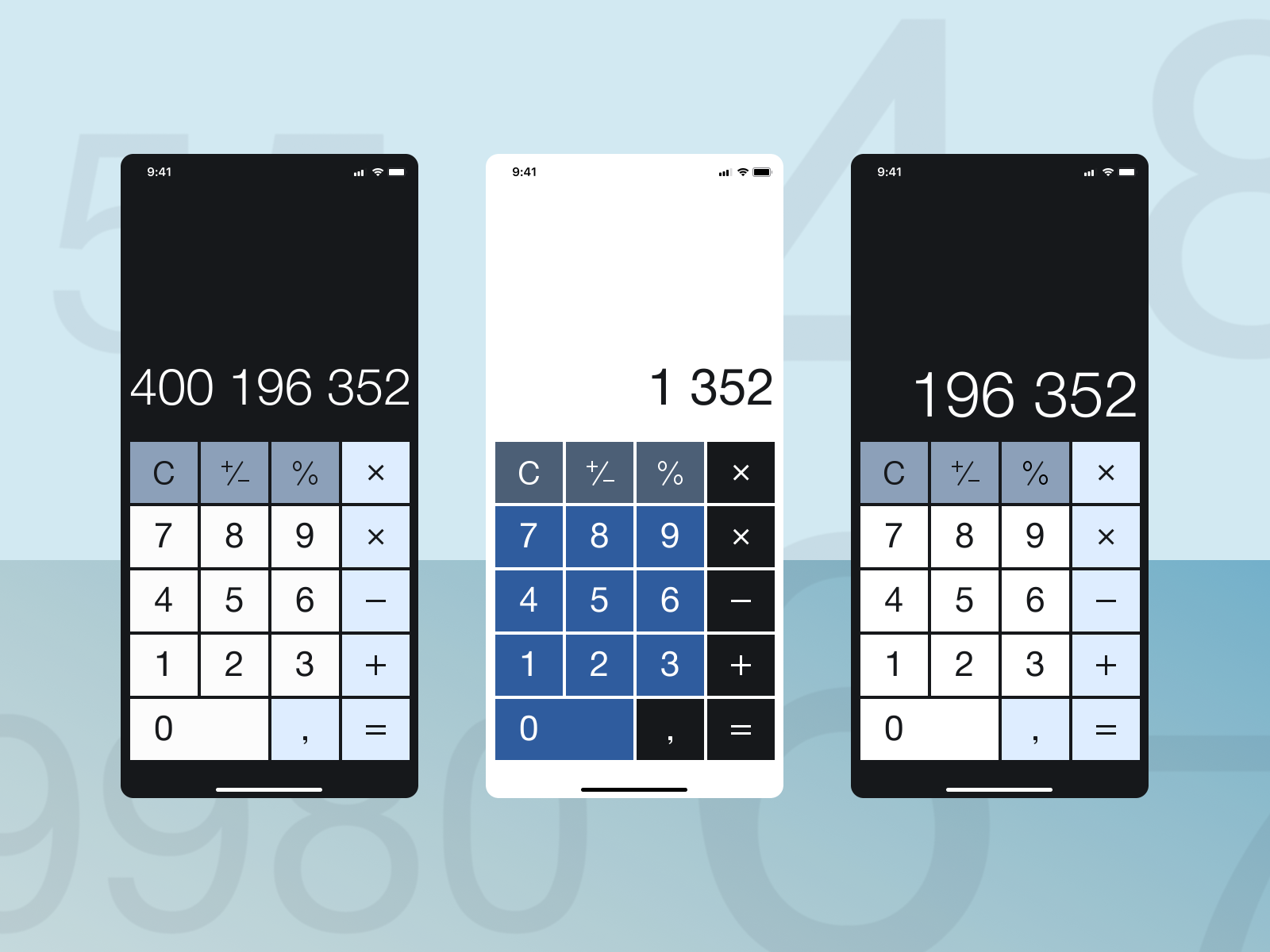 Daily UI #004 Design Of Mobile Calculator By Olha Zadnieprian On Dribbble