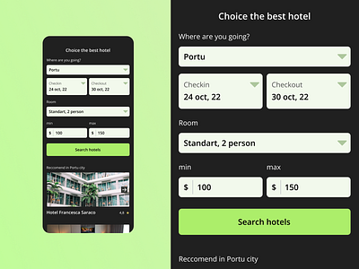 Daily UI #067 Hotel Booking