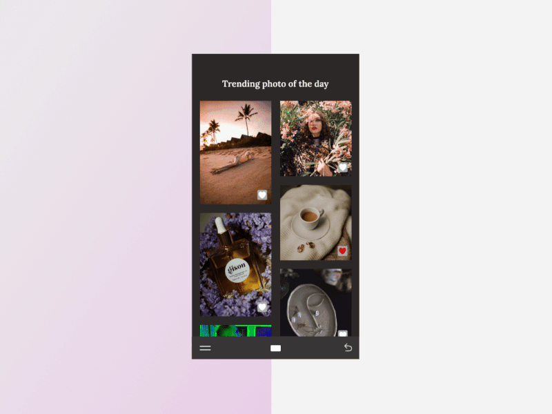 Daily UI #069 Trending app app design apps daily ui dailyui design gif graphic design interface mobile app trending ui ui design web design