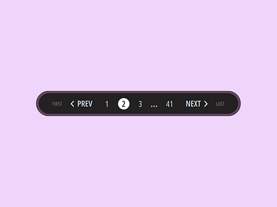 Daily UI #085 Pagination