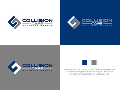 Collision Repair Center Logo. auto body repair logo auto bodycollision repa business logo car body repair company logo car body repair logo car maintenance logo car repair logo car servicing logo car wash logo collision collision center collision center logo collision center logo design collision logo design graphic design illustration logo vector vehicle repair logo