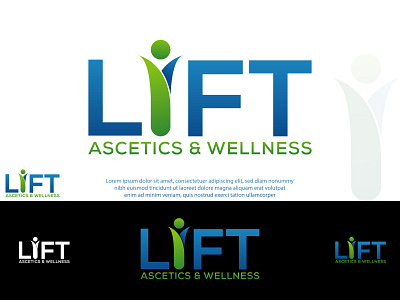 Ascetics & Wellness Logo ascetics wellness logo brand identity branding business logo design graphic design illustration logo ui ux vector