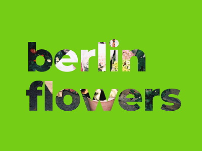 Flower shop in Berlin berlin film film photography flower shop graphic design identity design logo design