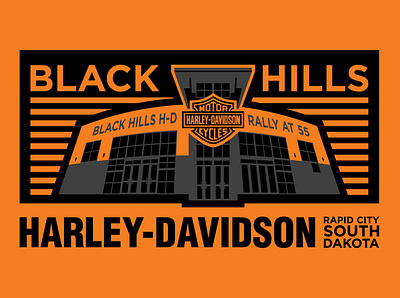 Black Hills Harley-Davidson - Storefront Design bhhd black hills harley davidson harley davidson jacob reinholdt motorcycle dealership design motorsports design sturgis motorcycle rally