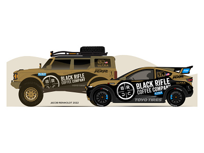 Black Rifle Coffee Company - BJ Baldwin - Nitro Rallycross FCX-1