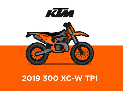 2019 KTM 300 XC-W TPI dirtbike dirtbike cartoon dirtbike single track gncc racing jacobreinholdt ktm ktm 300 ktm 300 xcw tpi ktm dirtbikes ktm enduro rekluse clutch