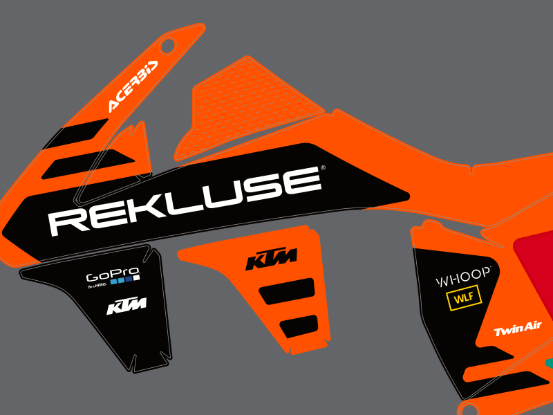 REKLUSE MOTORSPORTS - KTM 300 GRAPHICS KIT by SNAKE DESIGNS - Jacob ...