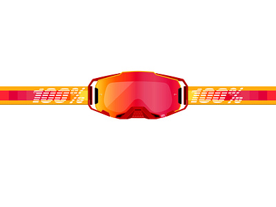 100% MX Goggles - Ride100% - Suburst Lens + Strap 100 100 goggles custom goggles jacob reinholdt moto moto designer motocross mx