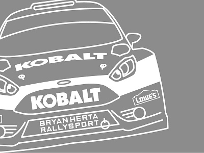 Kobalt Tools - Red Bull Global Rallycross Line Art