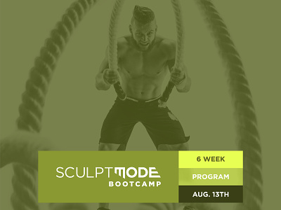 SculptMode Fitness Brand Example bigbuckets brand branding dribbble exercise program sculptmode sculptmode fitness supporting elements