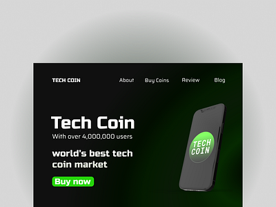 Crypto Currency Landing Page