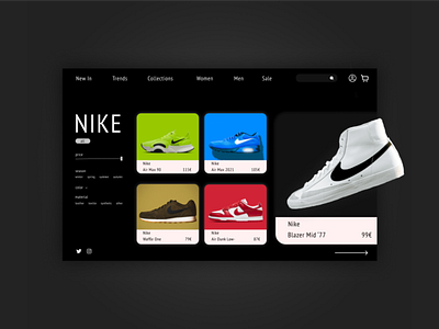 Redesign Nike Store