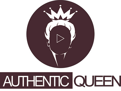 Logo design for Authentic Queen adobe branding design graphic design icon ill illustration illustrator logo logo design typography ui vector