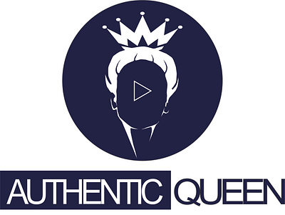 Logo design for Authentic Queen adobe branding design graphic design icon illustration logo thumbnail ui vector